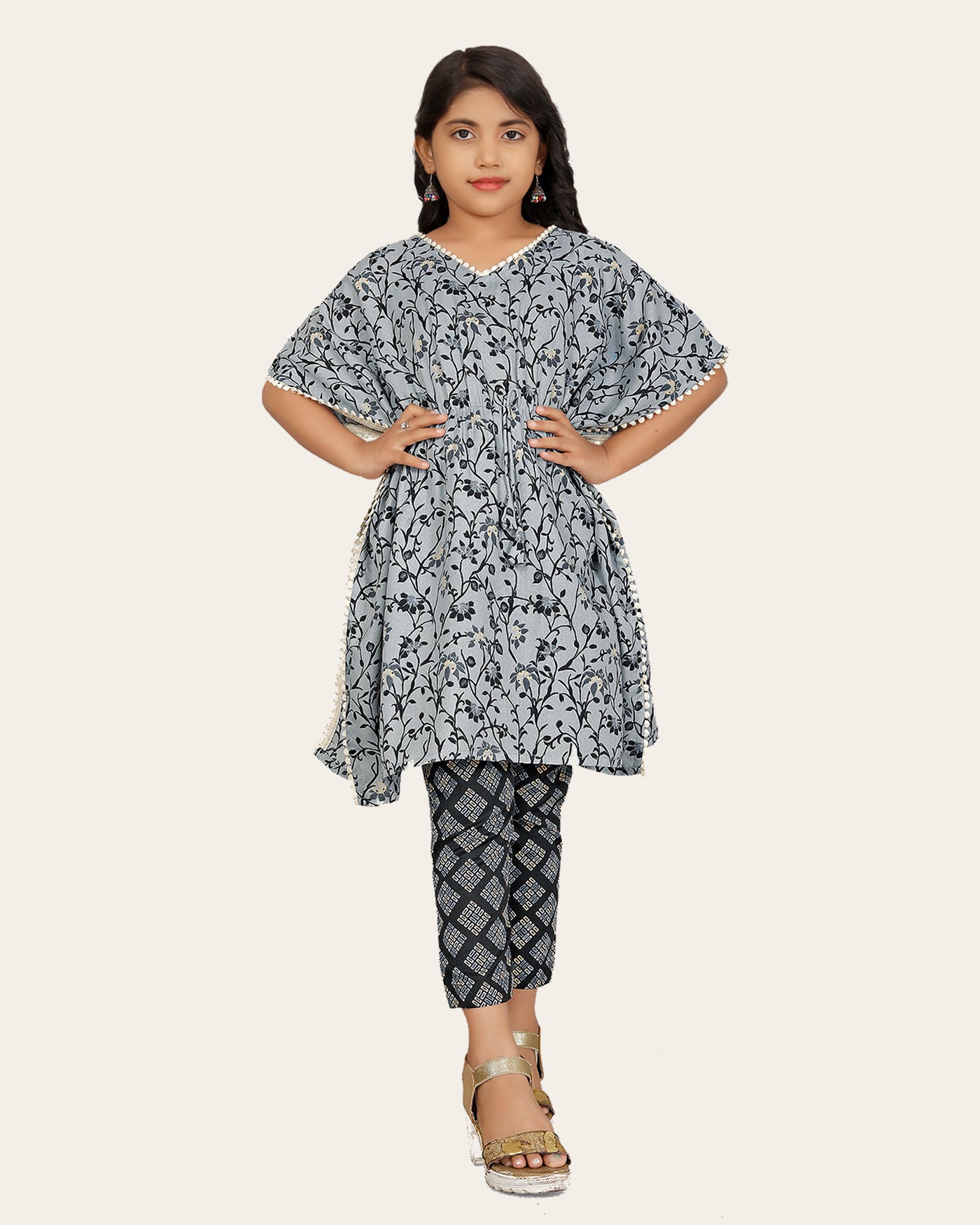 Ethnic Set kaftan & Bottom set And Like Kaftan dress