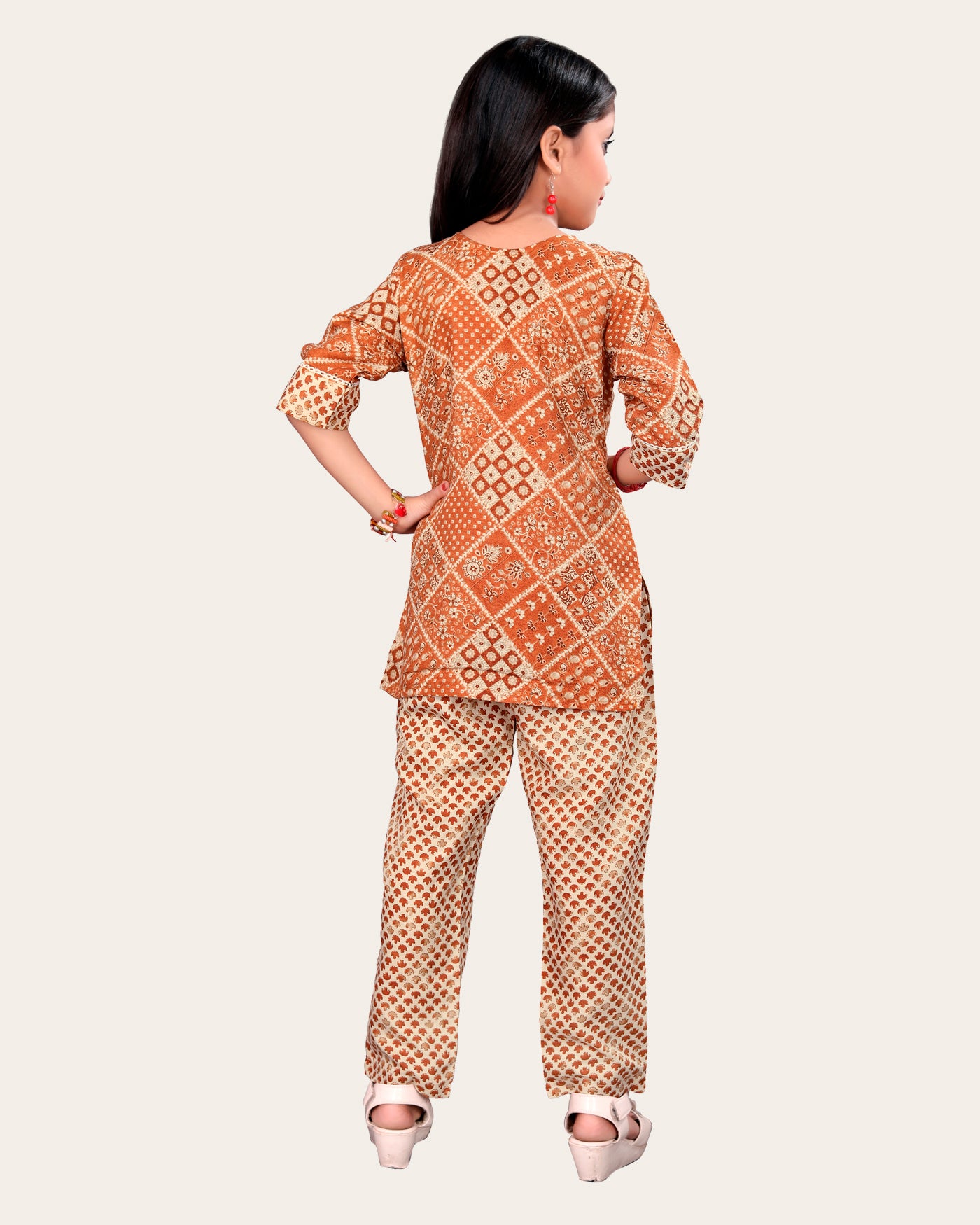 Girls Casual Kurta and Trouser Set