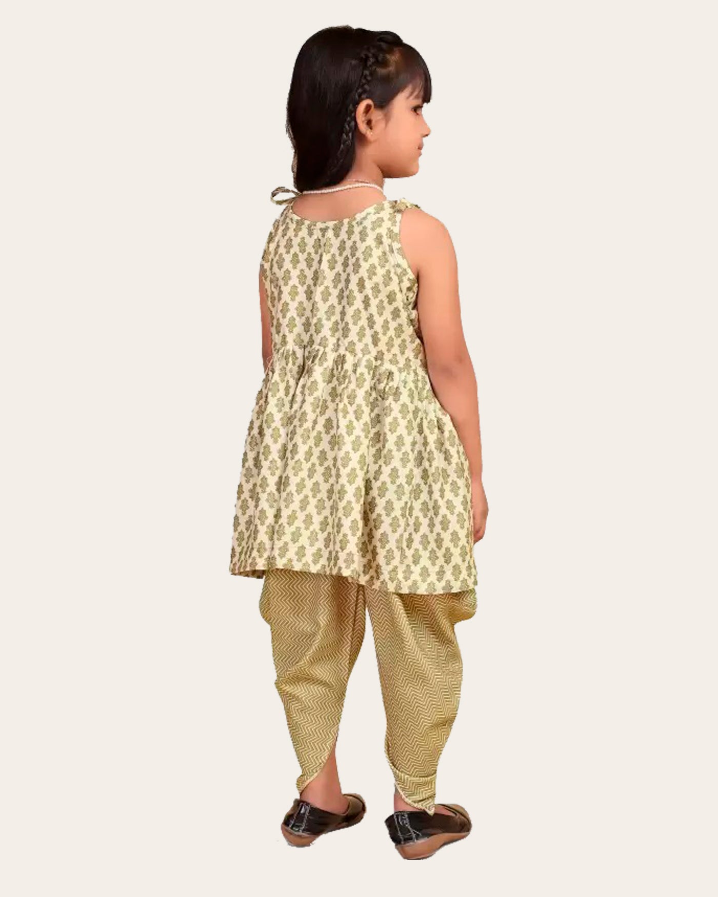 Girls Trendy Dhoti Kurta Set | Cotton Rayon Blend Dhoti Set