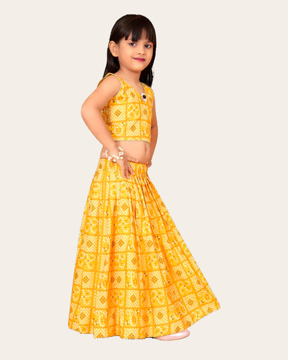 Girls Lehenga Choli Wesaren wear Readymade haldi seremony Lehenga for kids Girls