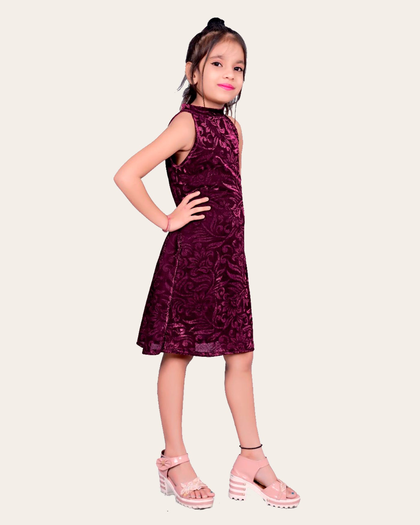 Girls Short/Mid Thigh Party Dress